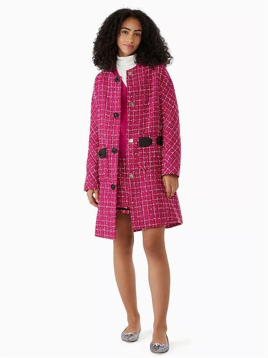 kate spade Jackets & Blazers - Kate Spade New York Festive Tweed Coat